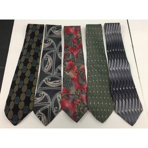 Lot of 5 The Arrow Company neck ties